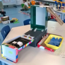 House in the classroom - project in Y1 class during school schedule